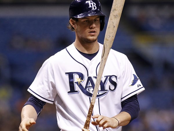 Wil Myers has followed up his AL Rookie of the Year-winning season with a .227/.313/.354 line this year. (Brian Blanco/Getty Images)